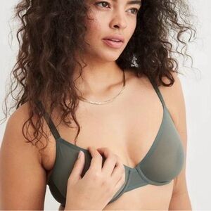 Aerie Smoothez Mesh Unlined Bra 34B